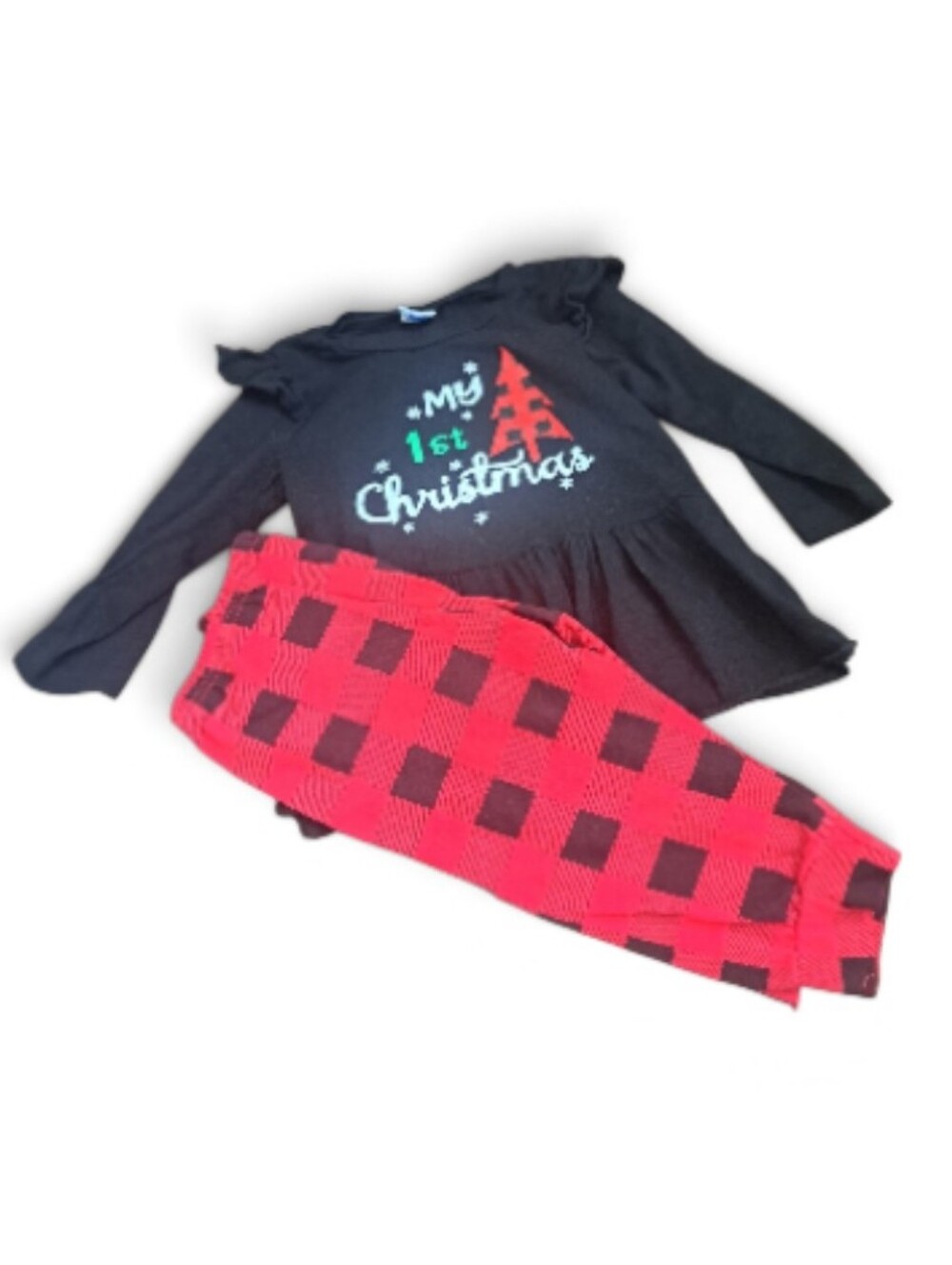 Baby Girl's "My 1st Christmas" Outfit